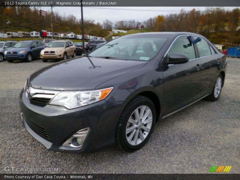 Magnetic Gray Metallic / Black/Ash 2012 Toyota Camry XLE V6