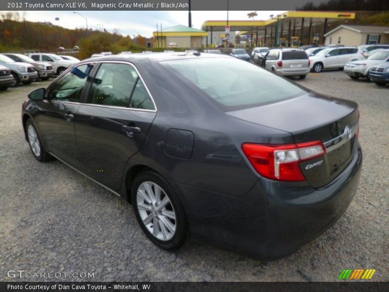 Magnetic Gray Metallic / Black/Ash 2012 Toyota Camry XLE V6