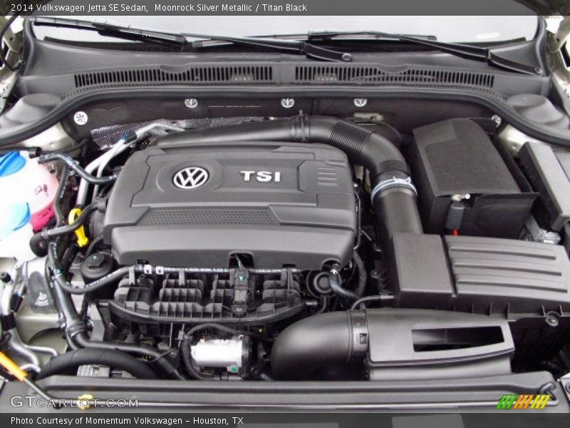 Moonrock Silver Metallic / Titan Black 2014 Volkswagen Jetta SE Sedan