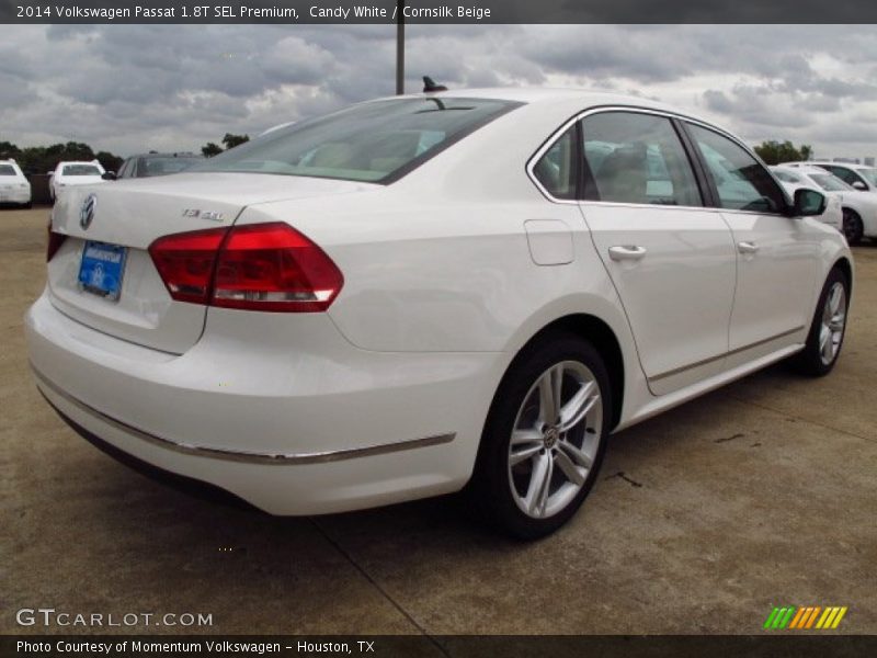 Candy White / Cornsilk Beige 2014 Volkswagen Passat 1.8T SEL Premium