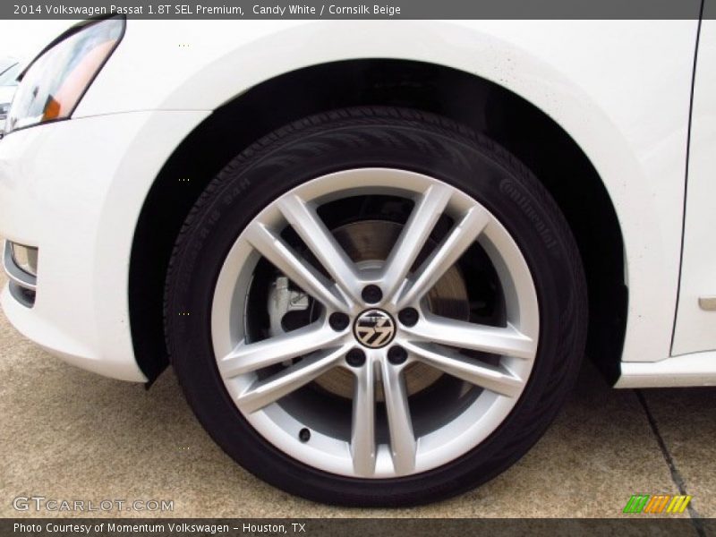Candy White / Cornsilk Beige 2014 Volkswagen Passat 1.8T SEL Premium