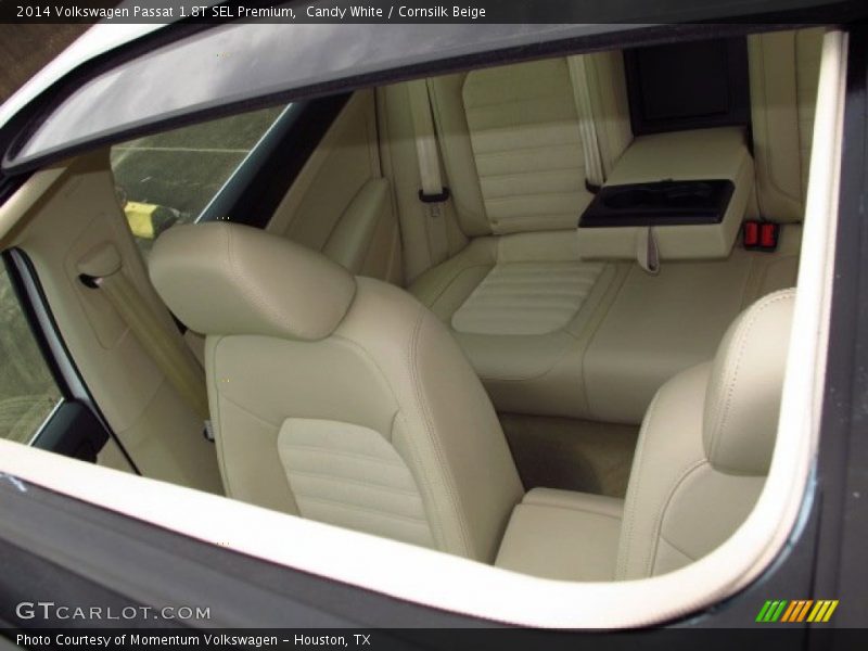 Candy White / Cornsilk Beige 2014 Volkswagen Passat 1.8T SEL Premium