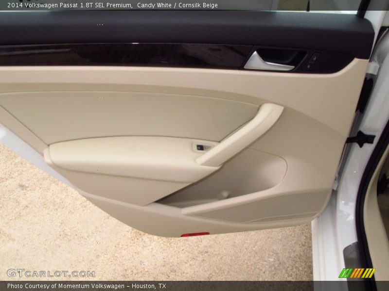 Candy White / Cornsilk Beige 2014 Volkswagen Passat 1.8T SEL Premium