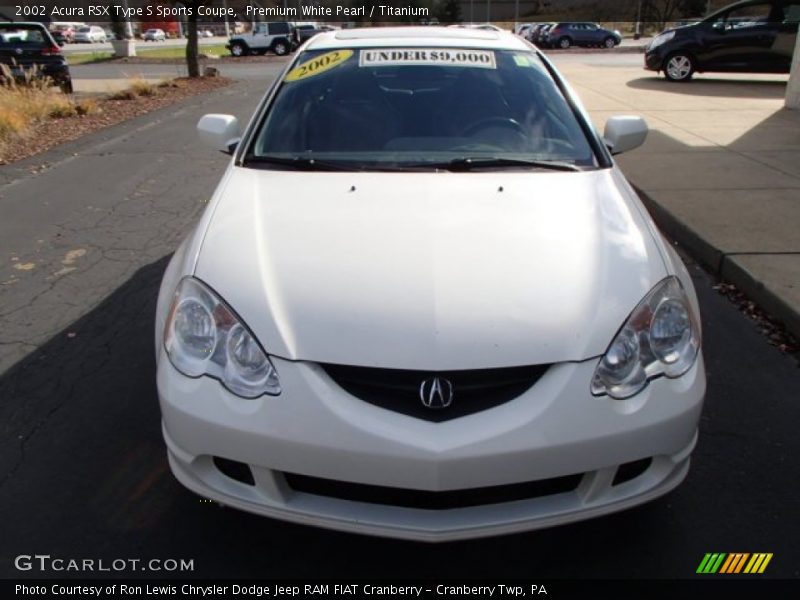 Premium White Pearl / Titanium 2002 Acura RSX Type S Sports Coupe