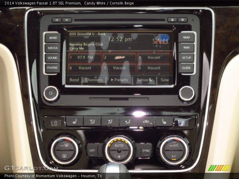 Candy White / Cornsilk Beige 2014 Volkswagen Passat 1.8T SEL Premium