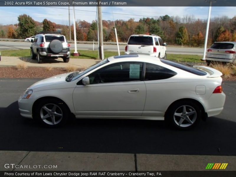 Premium White Pearl / Titanium 2002 Acura RSX Type S Sports Coupe