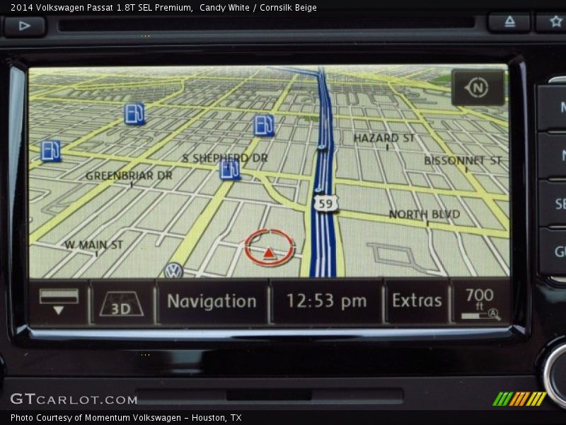 Candy White / Cornsilk Beige 2014 Volkswagen Passat 1.8T SEL Premium