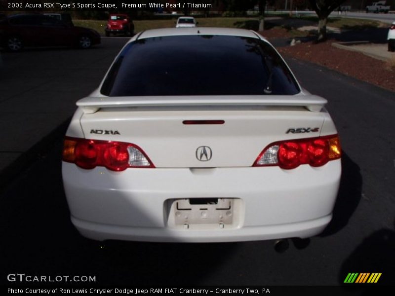 Premium White Pearl / Titanium 2002 Acura RSX Type S Sports Coupe