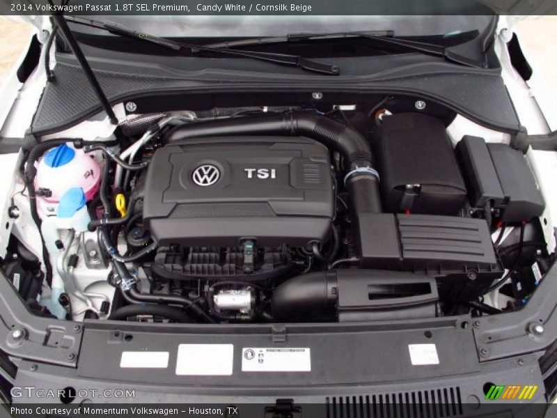 Candy White / Cornsilk Beige 2014 Volkswagen Passat 1.8T SEL Premium
