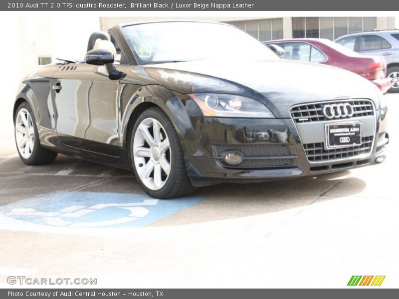 Brilliant Black / Luxor Beige Nappa Leather 2010 Audi TT 2.0 TFSI quattro Roadster