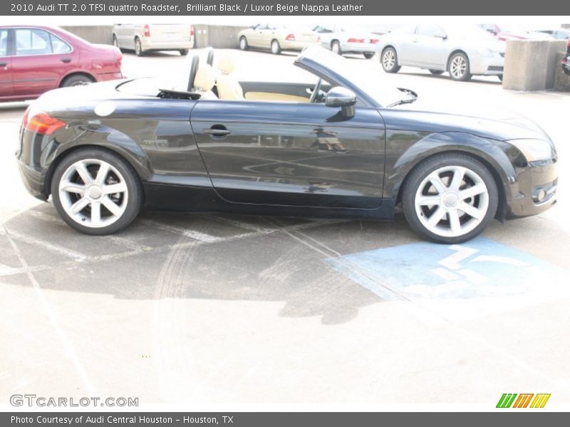 Brilliant Black / Luxor Beige Nappa Leather 2010 Audi TT 2.0 TFSI quattro Roadster