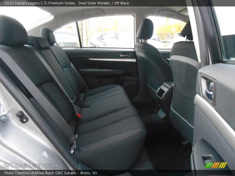 Steel Silver Metallic / Off Black 2010 Subaru Legacy 2.5i Premium Sedan