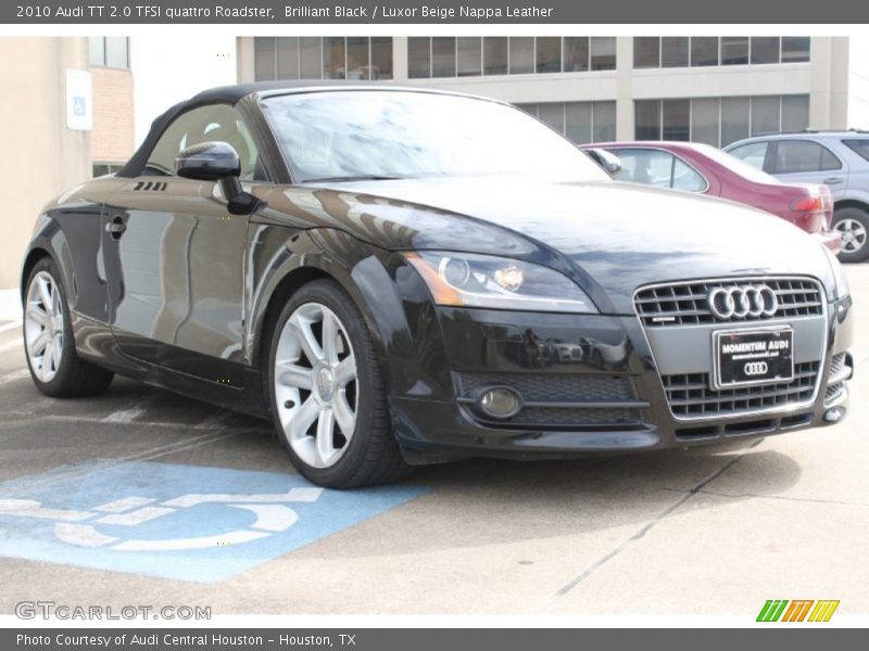 Brilliant Black / Luxor Beige Nappa Leather 2010 Audi TT 2.0 TFSI quattro Roadster