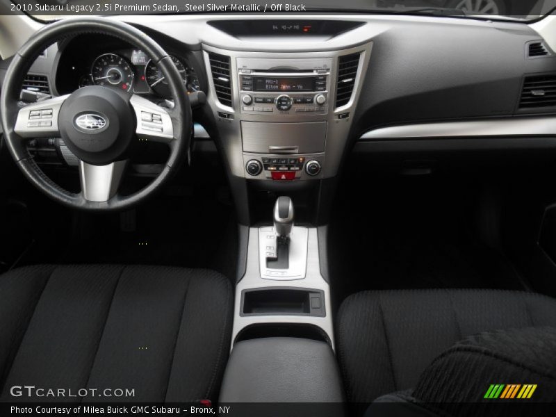 Steel Silver Metallic / Off Black 2010 Subaru Legacy 2.5i Premium Sedan