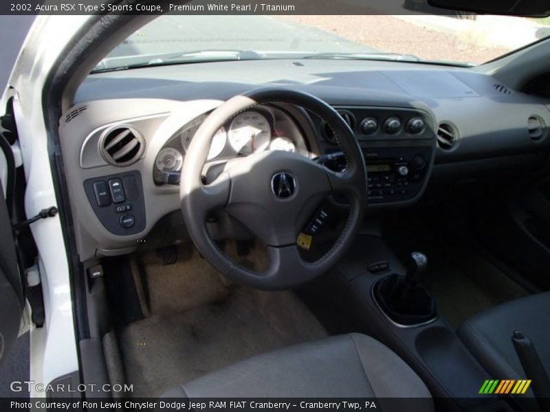 Premium White Pearl / Titanium 2002 Acura RSX Type S Sports Coupe