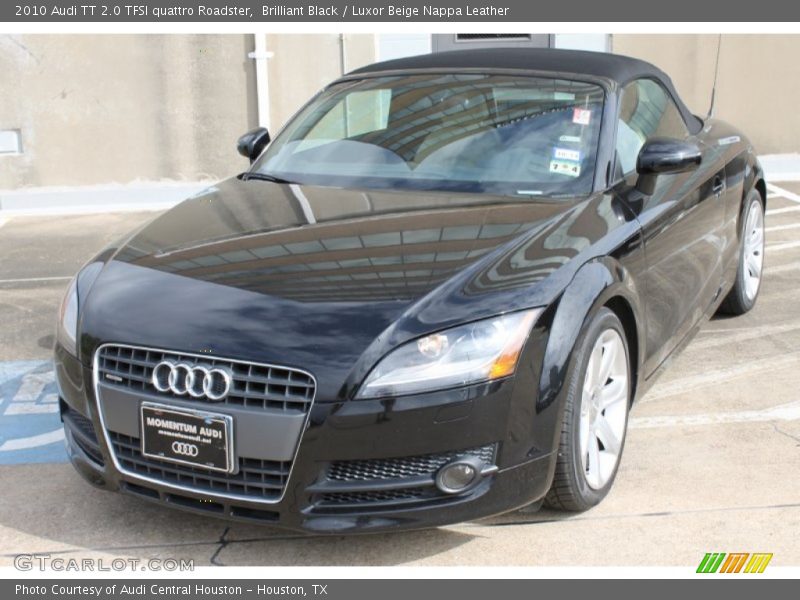 Brilliant Black / Luxor Beige Nappa Leather 2010 Audi TT 2.0 TFSI quattro Roadster