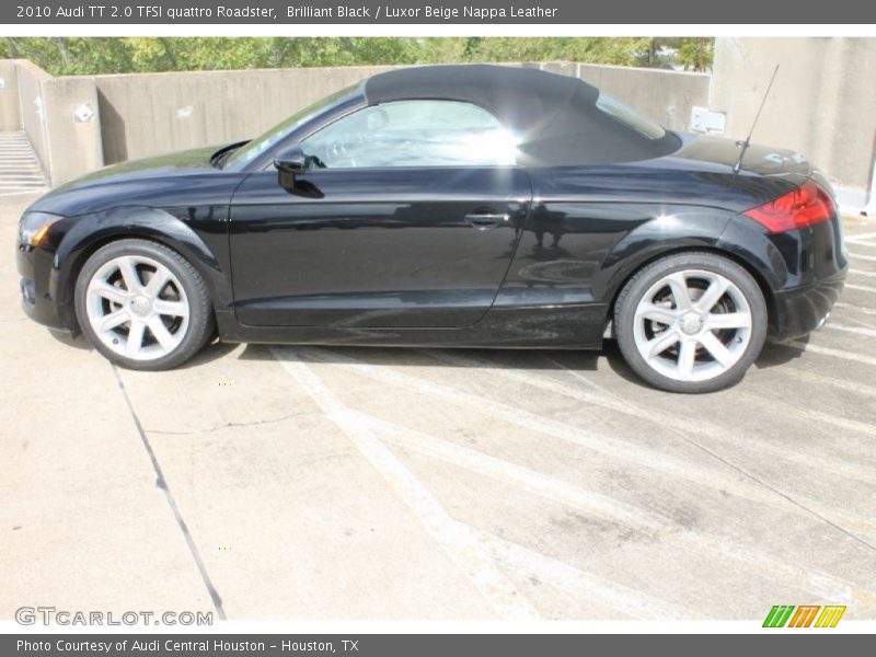 Brilliant Black / Luxor Beige Nappa Leather 2010 Audi TT 2.0 TFSI quattro Roadster