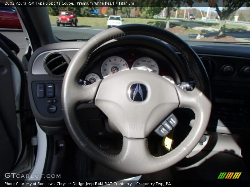 Premium White Pearl / Titanium 2002 Acura RSX Type S Sports Coupe