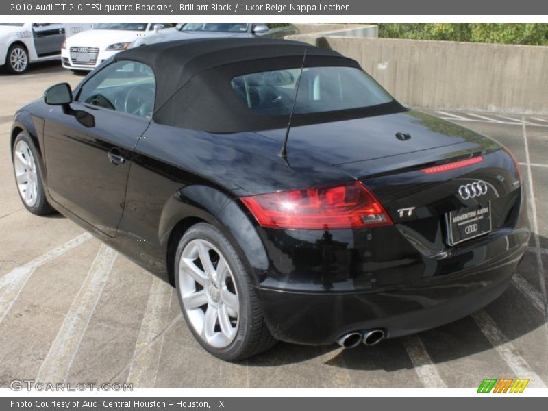 Brilliant Black / Luxor Beige Nappa Leather 2010 Audi TT 2.0 TFSI quattro Roadster