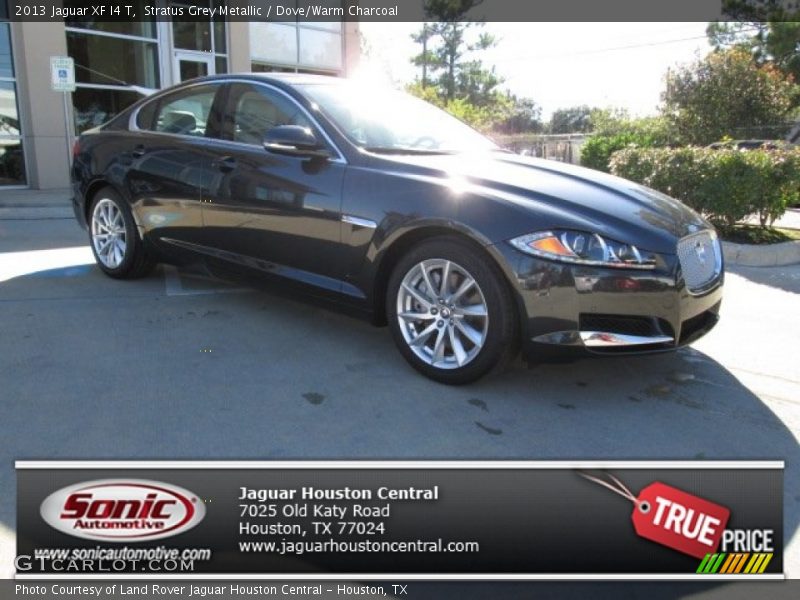 Stratus Grey Metallic / Dove/Warm Charcoal 2013 Jaguar XF I4 T