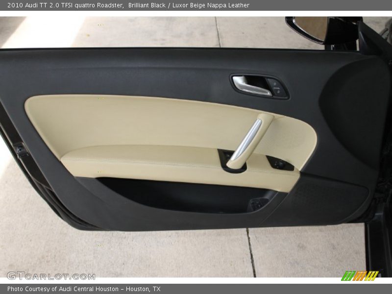 Brilliant Black / Luxor Beige Nappa Leather 2010 Audi TT 2.0 TFSI quattro Roadster