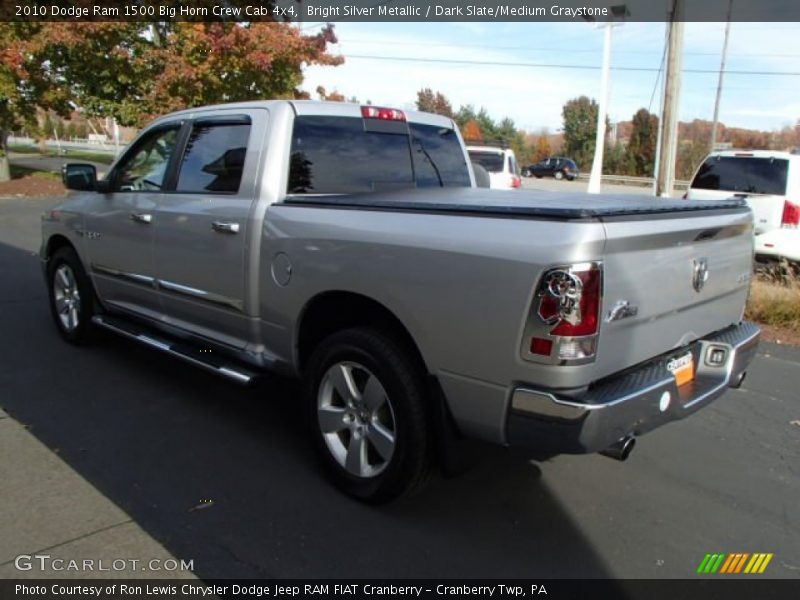 Bright Silver Metallic / Dark Slate/Medium Graystone 2010 Dodge Ram 1500 Big Horn Crew Cab 4x4