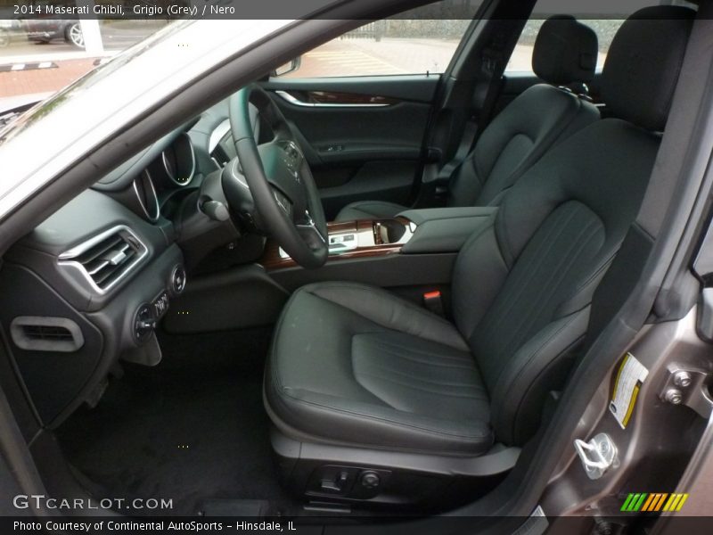 Front Seat of 2014 Ghibli 