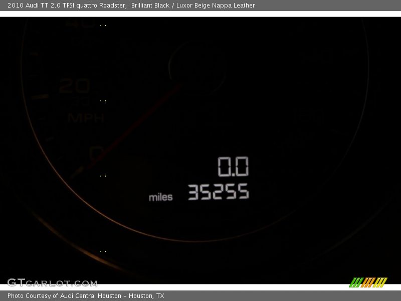 Brilliant Black / Luxor Beige Nappa Leather 2010 Audi TT 2.0 TFSI quattro Roadster