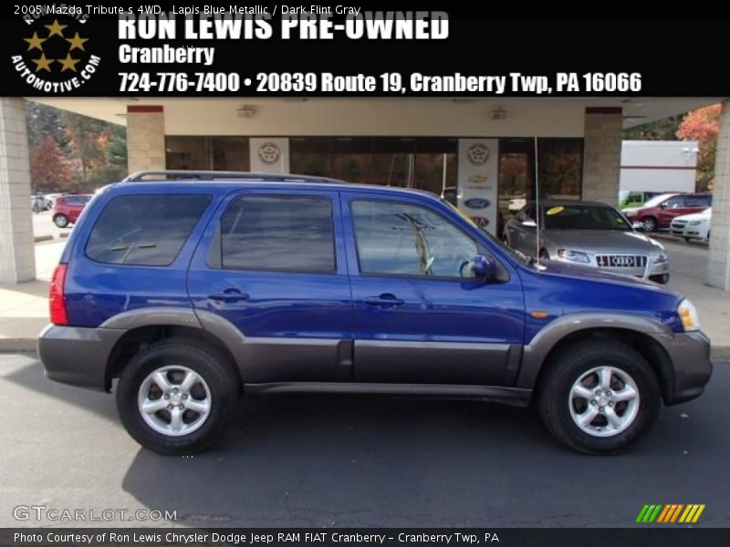 Lapis Blue Metallic / Dark Flint Gray 2005 Mazda Tribute s 4WD
