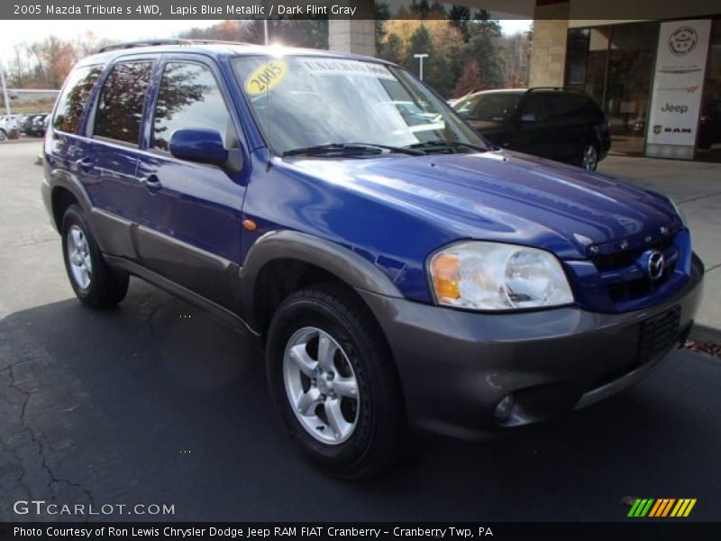 Lapis Blue Metallic / Dark Flint Gray 2005 Mazda Tribute s 4WD