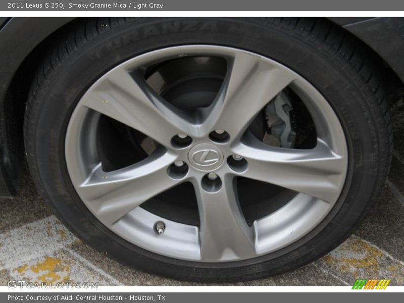 Smoky Granite Mica / Light Gray 2011 Lexus IS 250