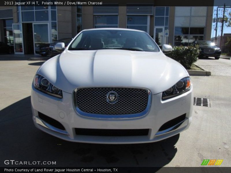 Polaris White / Dove/Warm Charcoal 2013 Jaguar XF I4 T