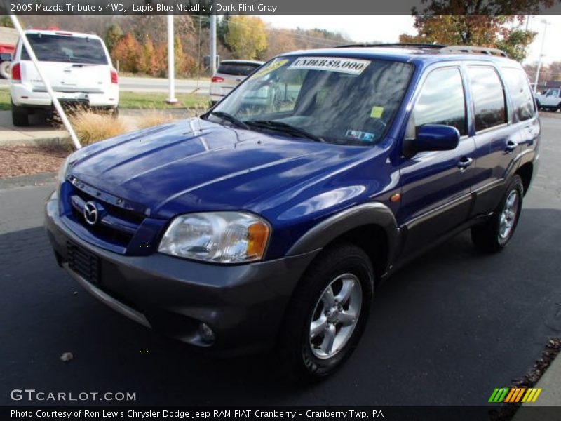 Lapis Blue Metallic / Dark Flint Gray 2005 Mazda Tribute s 4WD