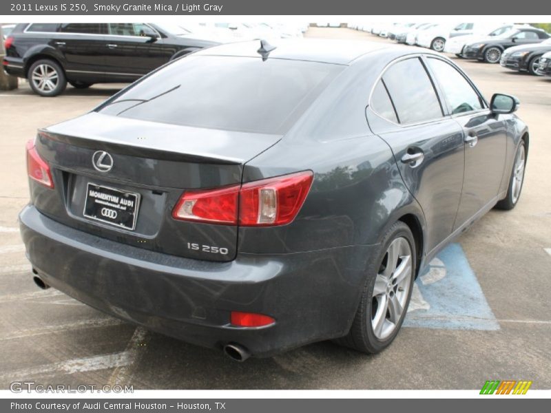 Smoky Granite Mica / Light Gray 2011 Lexus IS 250