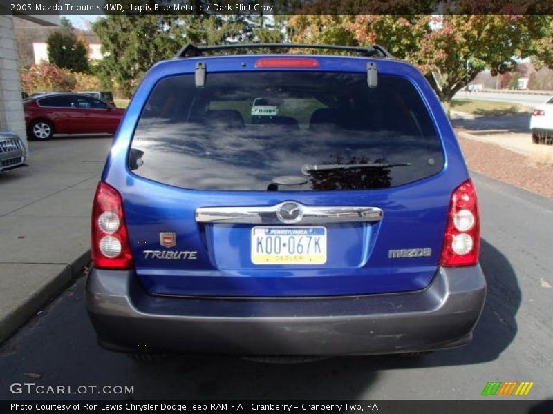 Lapis Blue Metallic / Dark Flint Gray 2005 Mazda Tribute s 4WD