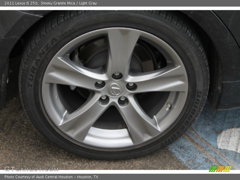 Smoky Granite Mica / Light Gray 2011 Lexus IS 250