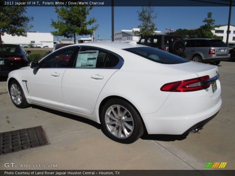 Polaris White / Dove/Warm Charcoal 2013 Jaguar XF I4 T