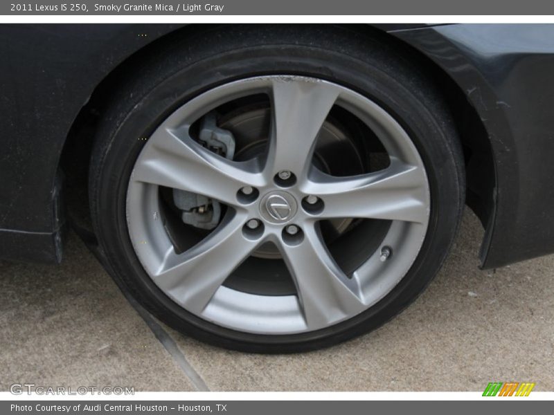 Smoky Granite Mica / Light Gray 2011 Lexus IS 250