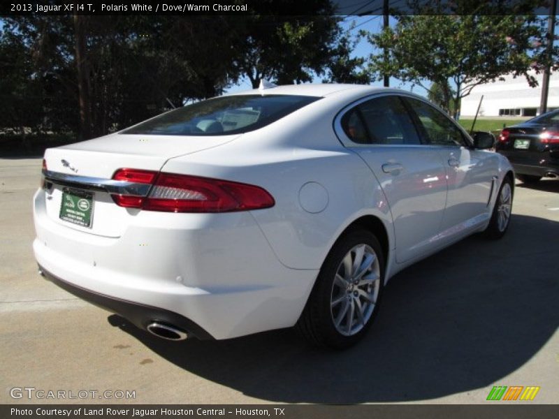 Polaris White / Dove/Warm Charcoal 2013 Jaguar XF I4 T