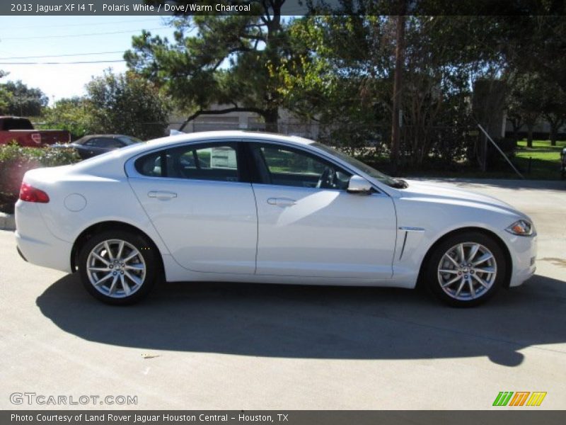 Polaris White / Dove/Warm Charcoal 2013 Jaguar XF I4 T
