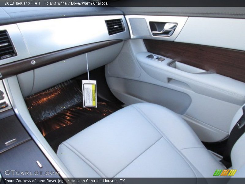 Polaris White / Dove/Warm Charcoal 2013 Jaguar XF I4 T