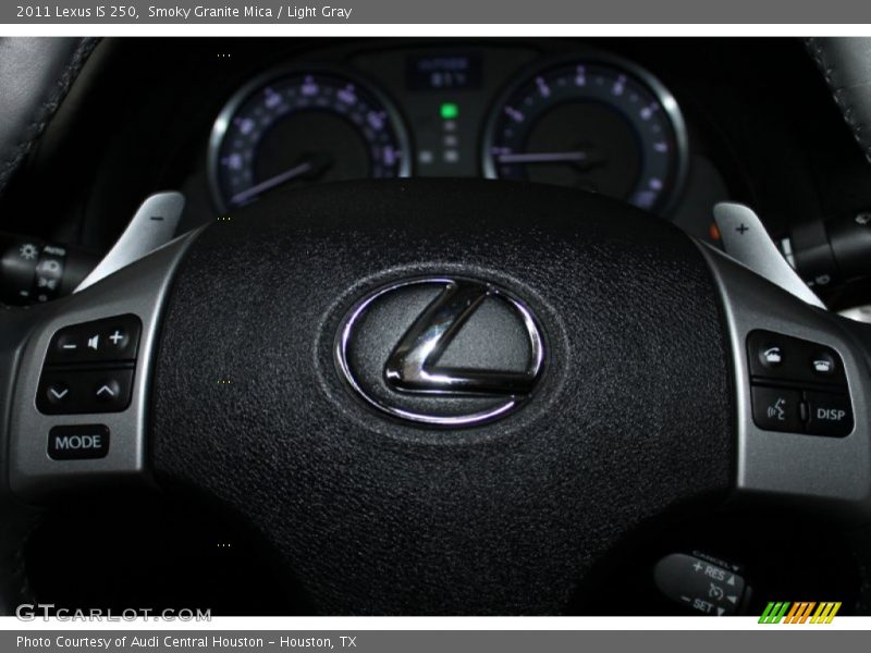 Smoky Granite Mica / Light Gray 2011 Lexus IS 250