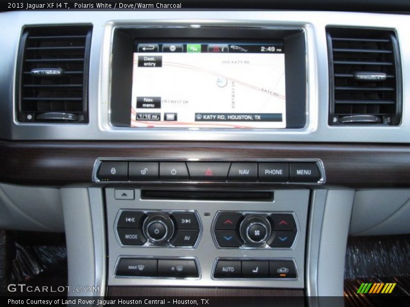 Polaris White / Dove/Warm Charcoal 2013 Jaguar XF I4 T