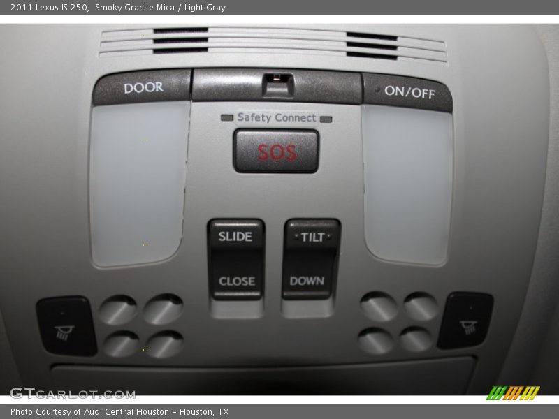 Smoky Granite Mica / Light Gray 2011 Lexus IS 250