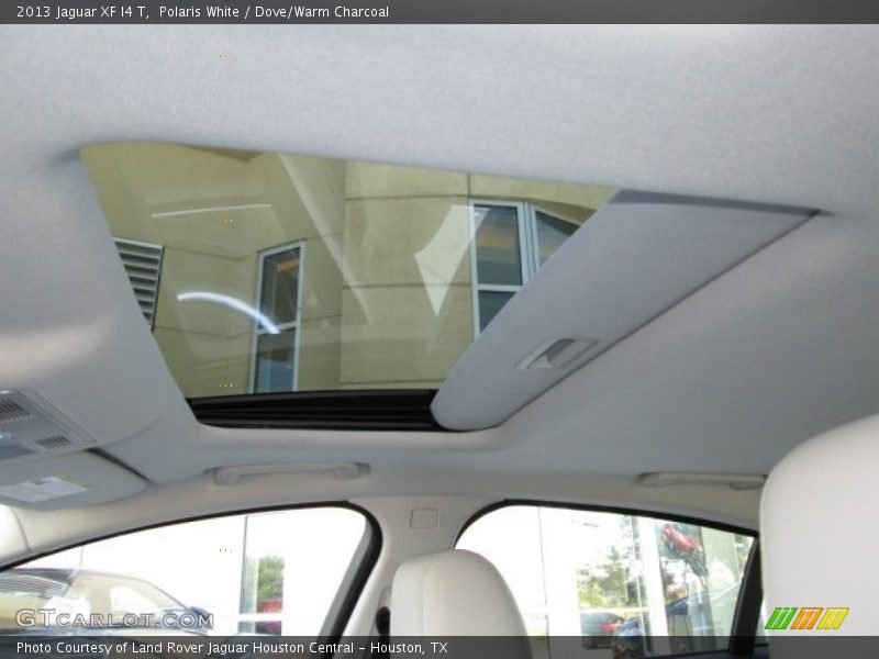 Polaris White / Dove/Warm Charcoal 2013 Jaguar XF I4 T