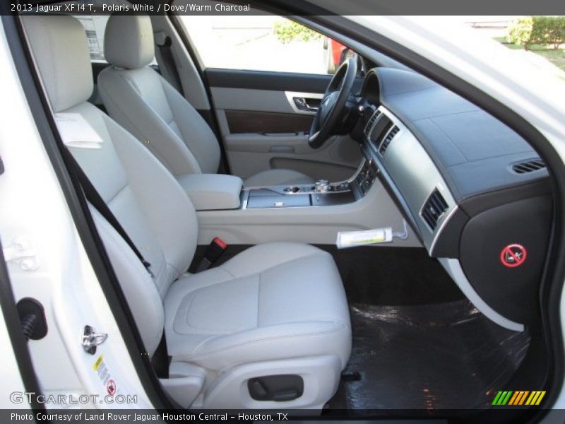 Polaris White / Dove/Warm Charcoal 2013 Jaguar XF I4 T