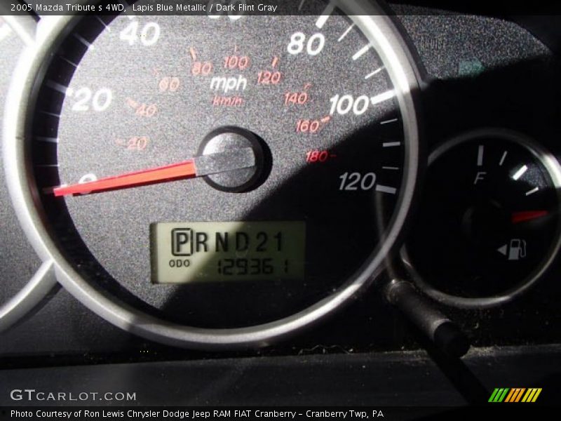 Lapis Blue Metallic / Dark Flint Gray 2005 Mazda Tribute s 4WD