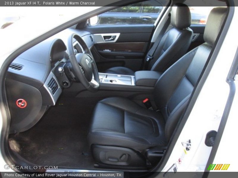 Polaris White / Warm Charcoal 2013 Jaguar XF I4 T