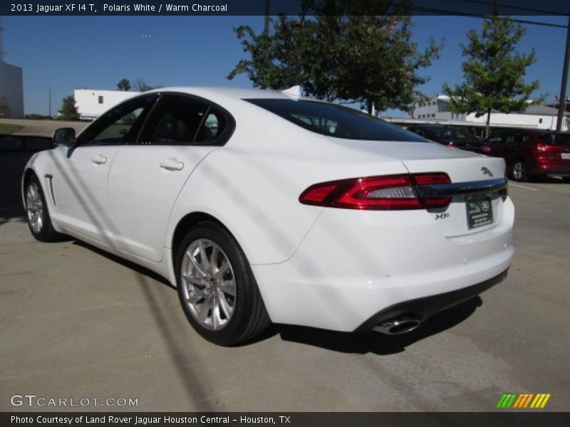 Polaris White / Warm Charcoal 2013 Jaguar XF I4 T
