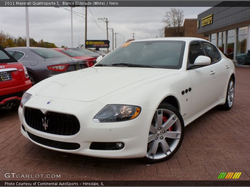 Bianco Eldorado (White) / Nero 2011 Maserati Quattroporte S